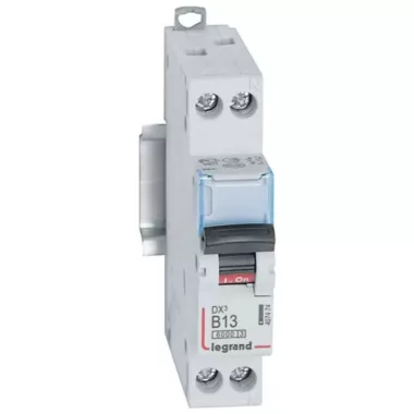 LEGRAND 407474 DX3 kismegszakító 1P+N B13 6000A/10kA LEGRAND 407474 DX3 kismegszakító 1P+N B13 6000A/10kA