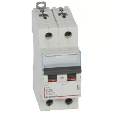 LEGRAND 407511 DX3 kismegszakító 2P B25 6000A/10kA