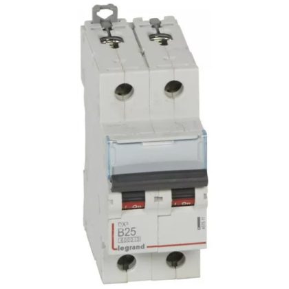 LEGRAND 407511 DX3 kismegszakító 2P B25 6000A/10kA