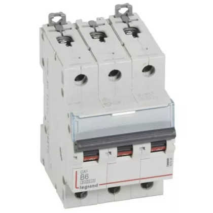 LEGRAND 407558 DX3 kismegszakító 3P B6 6000A/10kA