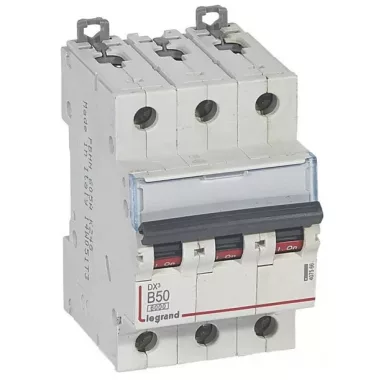 LEGRAND 407566 DX3 kismegszakító 3P B50 6000A/10kA