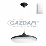   PHILIPS Cher Hue 40761/30/P7 intelligens vezérelhető függeszték, 39W 3000Lmm 2200-6500K, fekete