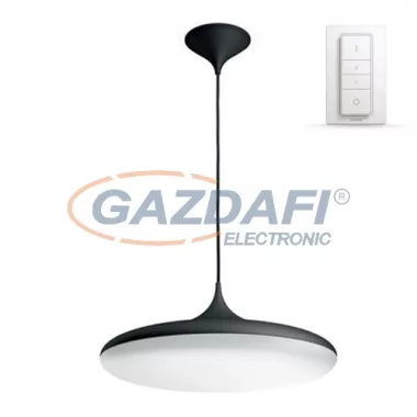 PHILIPS Cher Hue 40761/30/P7 intelligens vezérelhető függeszték, 39W 3000Lmm 2200-6500K, fekete