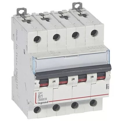 LEGRAND 407617 DX3 kismegszakító 4P B1 6000A/10kA