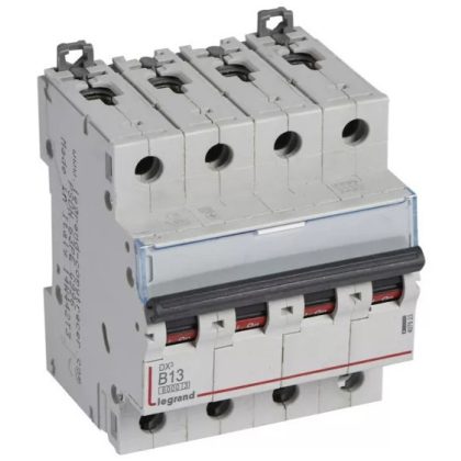 LEGRAND 407623 DX3 kismegszakító 4P B13 6000A/10kA