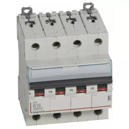LEGRAND 407624 DX3 kismegszakító 4P B16 6000A/10kA