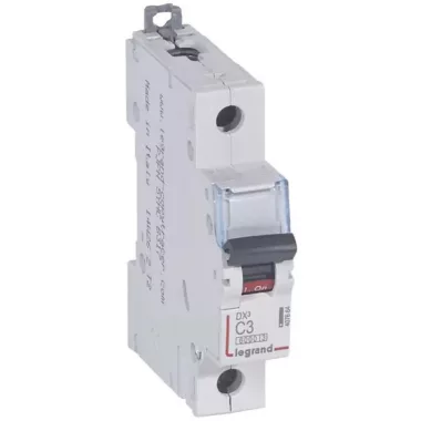 LEGRAND 407664 DX3 kismegszakító 1P C3 6000A/10kA