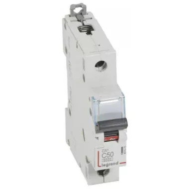 LEGRAND 407675 DX3 kismegszakító 1P C50 6000A/10kA