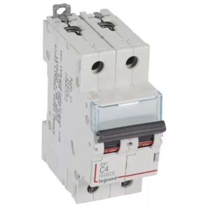 LEGRAND 407795 DX3 kismegszakító 2P C4 6000A/10kA