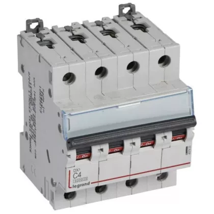 LEGRAND 407923 DX3 kismegszakító 4P C4 6000A/10kA