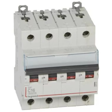LEGRAND 407928 DX3 kismegszakító 4P C16 6000A/10kA