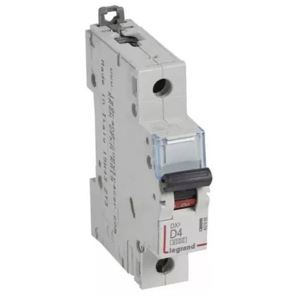 LEGRAND 407966 DX3 circuit breaker 1P D4 6000A/10kA