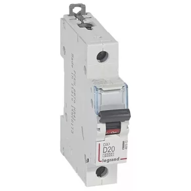 LEGRAND 407972 DX3 kismegszakító 1P D20 6000A/10kA