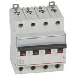 LEGRAND 408145 DX3 circuit breaker 4P D10 6000A/10kA