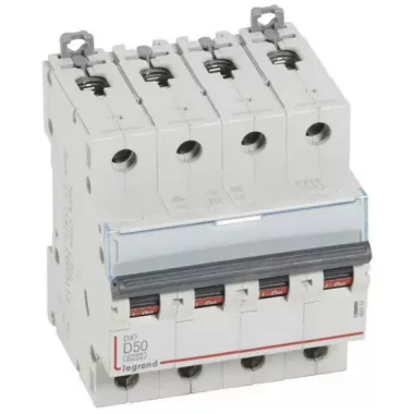 LEGRAND 408152 DX3 kismegszakító 4P D50 6000A/10kA