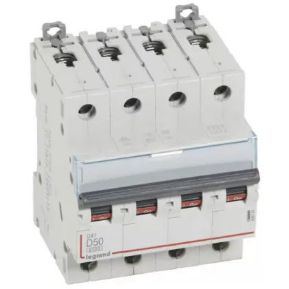 LEGRAND 408152 DX3 kismegszakító 4P D50 6000A/10kA