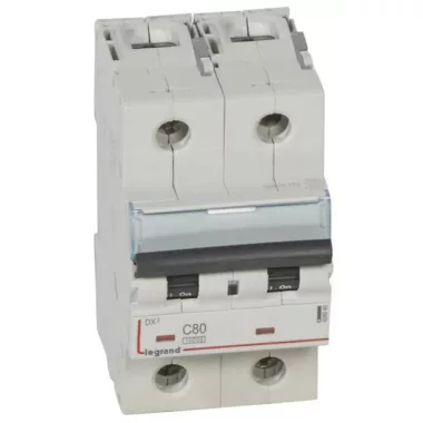 LEGRAND 408640 DX3 kismegszakító 2P C80 10000A/16kA