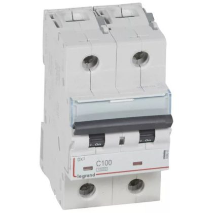 LEGRAND 408641 DX3 kismegszakító 2P C100 10000A/16kA