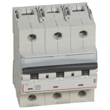 LEGRAND 408662 DX3 circuit breaker 3P C80 10000A/16kA