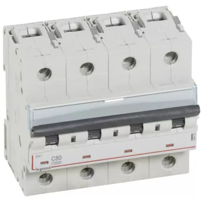 LEGRAND 408703 DX3 kismegszakító 4P C80 10000A/16kA