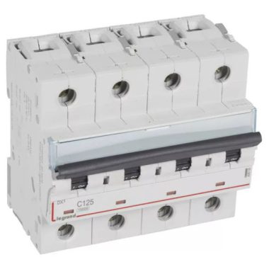 LEGRAND 408705 DX3 kismegszakító 4P C125 10000A/16kA