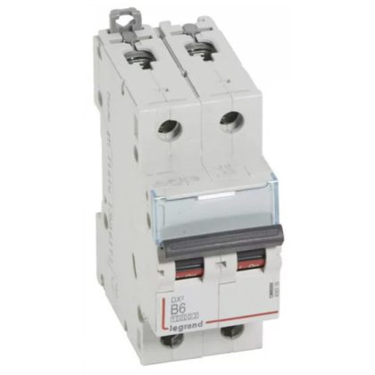 LEGRAND 408939 DX3 kismegszakító 2P B6 10000A / 16 kA