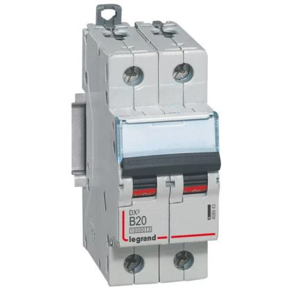 LEGRAND 408943 DX3 circuit breaker 2P B20 10000A / 16 kA