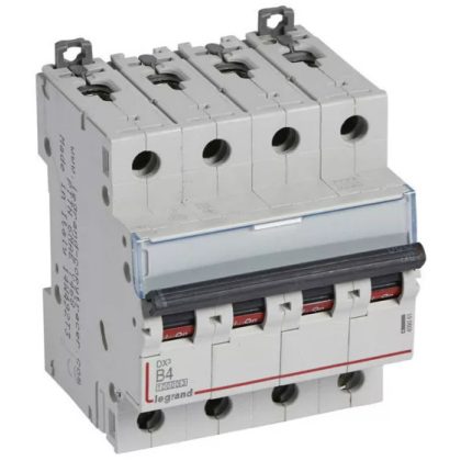 LEGRAND 409061 DX3 kismegszakító 4P B4 10000A / 16 kA