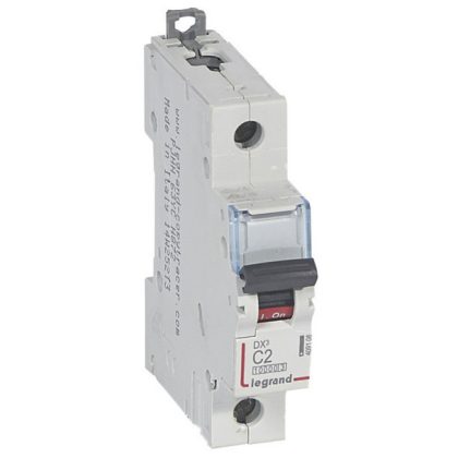 LEGRAND 409108 DX3 kismegszakító 1P C2 10000A / 16 kA