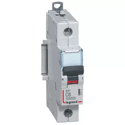 LEGRAND 409111 DX3 circuit breaker 1P C6 10000A / 16 kA