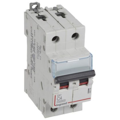 LEGRAND 409198 DX3 kismegszakító 2P C4 10000A / 16 kA