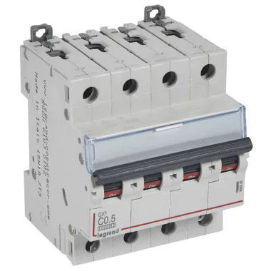LEGRAND 409328 DX3 kismegszakító 4P C0,5 10000A / 16 kA