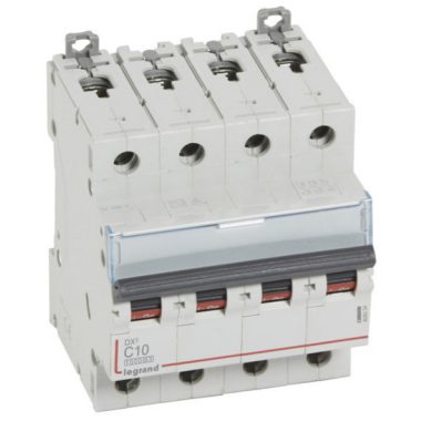 LEGRAND 409334 DX3 kismegszakító 4P C10 10000A / 16 kA