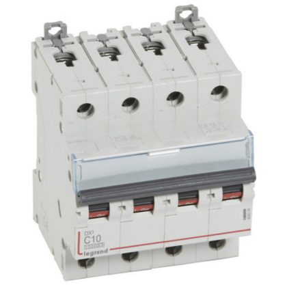 LEGRAND 409334 DX3 kismegszakító 4P C10 10000A / 16 kA