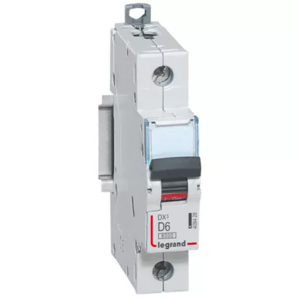 LEGRAND 409428 DX3 kismegszakító 1P D6 10000A / 16 kA