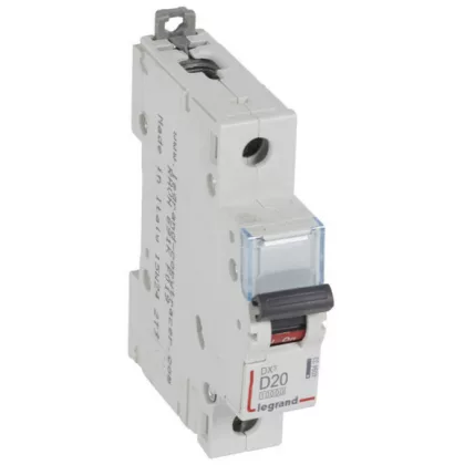 LEGRAND 409433 DX3 kismegszakító 1P D20 10000A / 16 kA