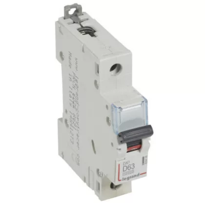 LEGRAND 409438 DX3 kismegszakító 1P D63 10000A / 16 kA