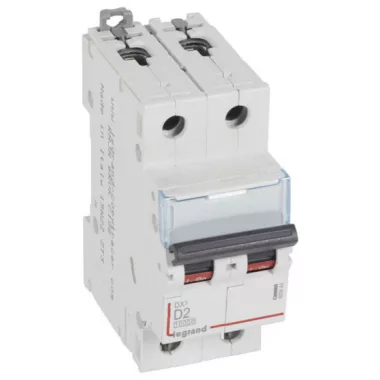 LEGRAND 409444 DX3 kismegszakító 2P D2 10000A / 16 kA