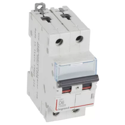 LEGRAND 409447 DX3 kismegszakító 2P D6 10000A / 16 kA