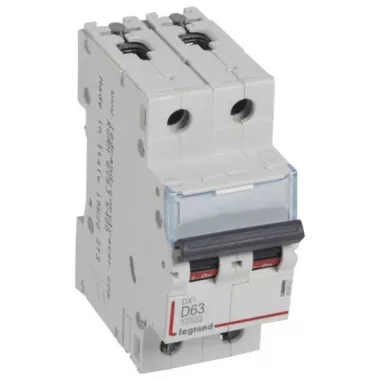 LEGRAND 409457 DX3 kismegszakító 2P D63 10000A / 16 kA