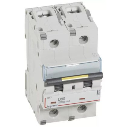 LEGRAND 409458 DX3 circuit breaker 2P D80 10000A/16kA