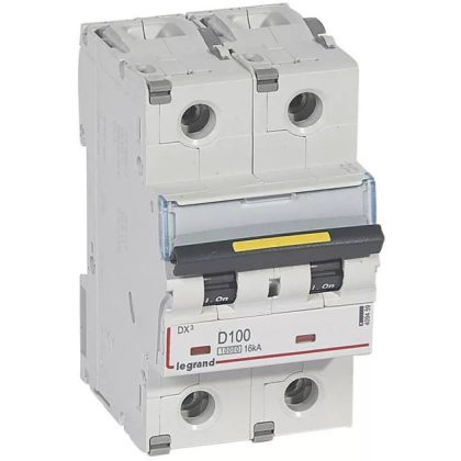 LEGRAND 409459 DX3 kismegszakító 2P D100 10000A/16kA