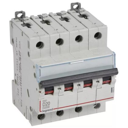LEGRAND 409534 DX3 kismegszakító 4P D20 10000A / 16 kA