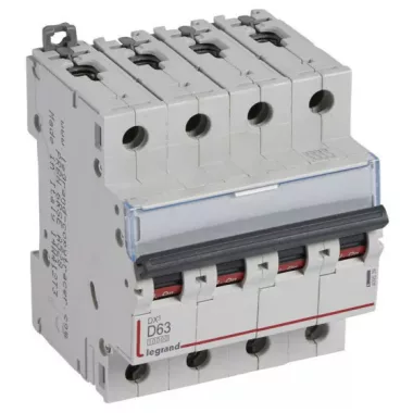 LEGRAND 409539 DX3 kismegszakító 4P D63 10000A / 16 kA