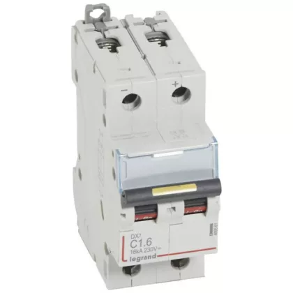 LEGRAND 409561 DX3-DC egyenáramú kismegszakító 2P C1.6 16KA