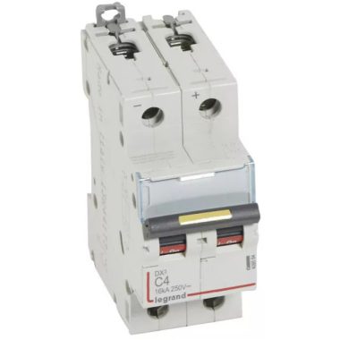 LEGRAND 409564 DX3-DC egyenáramú kismegszakító 2P C4 16KA