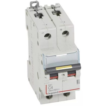 LEGRAND 409564 DX3-DC egyenáramú kismegszakító 2P C4 16KA