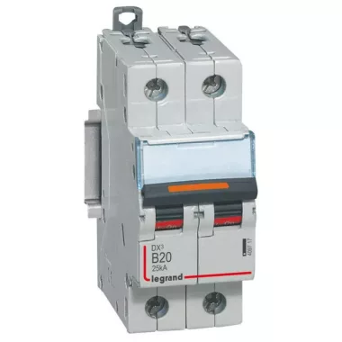 LEGRAND 409717 DX3 circuit breaker 25kA 2P 230/400V~ B20