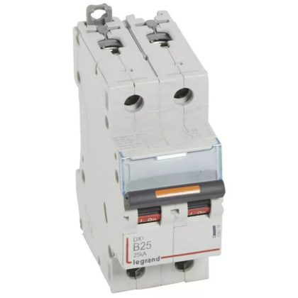 LEGRAND 409718 DX3 circuit breaker 25kA 2P 230/400V~ B25
