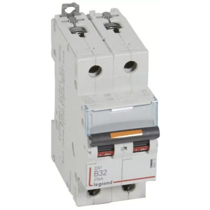 LEGRAND 409719 DX3 circuit breaker 25kA 2P 230/400V~ B32